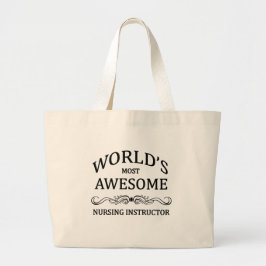 's Werelds Geweldige verpleegkundige Grote Tote Bag