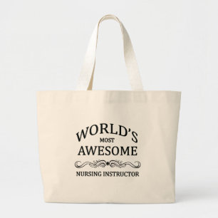 's Werelds Geweldige verpleegkundige Grote Tote Bag