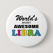 's Werelds Geweldige WeegButton Ronde Button 7,6 Cm (Voorkant)