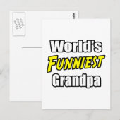 's Werelds grappigste opa Briefkaart (Voorkant / Achterkant)