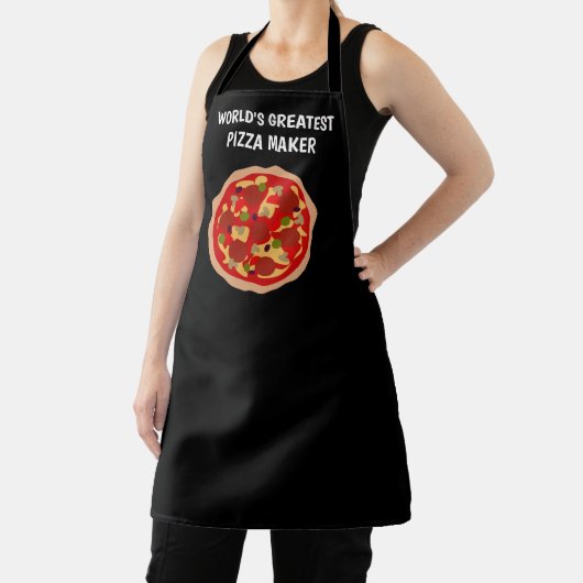 's Werelds grootste aangepaste keukenchef in Pizza Schort (Insitu)