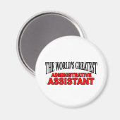 's Werelds grootste administratieve assistent Magneet (Voorkant / Achterkant)
