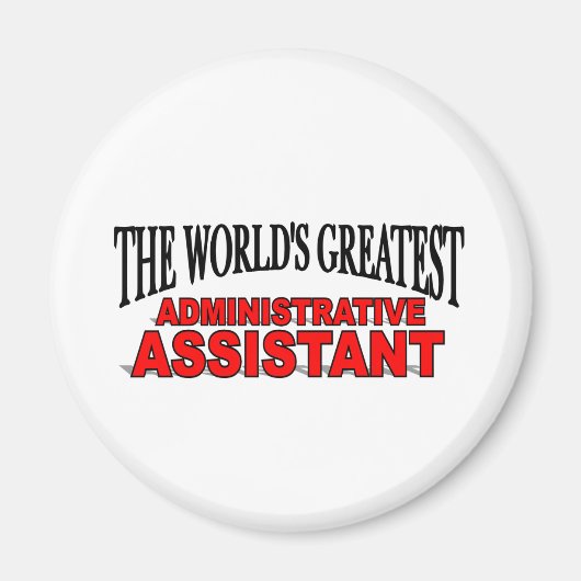 's Werelds grootste administratieve assistent Magneet (Voorkant)