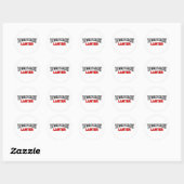 's Werelds grootste advocaat Ronde Sticker (Vel)