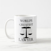 's Werelds grootste advocatenschalen Koffiemok (Links)