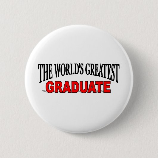 's Werelds grootste Afstuderen Ronde Button 5,7 Cm (Voorkant)