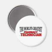 's Werelds grootste apothekertechnicus Magneet (Voorkant / Achterkant)