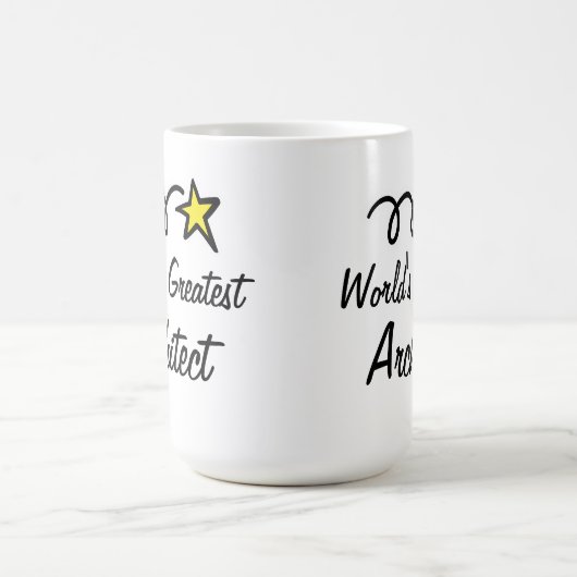 's Werelds Grootste Architect - Koffie Mok cadeau (Center)