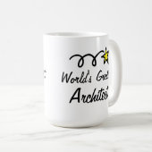 's Werelds Grootste Architect - Koffie Mok cadeau (Voorkant rechts)