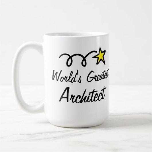 's Werelds Grootste Architect - Koffie Mok cadeau (Links)