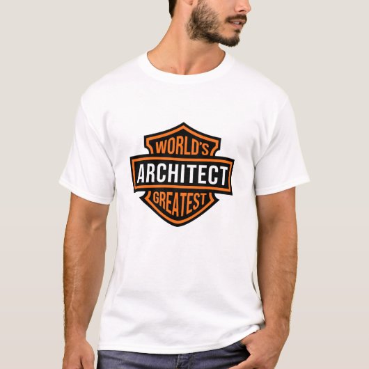 's Werelds grootste architect T-shirt (Voorkant)