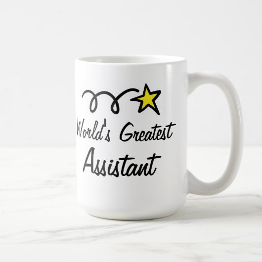's Werelds grootste assistent - cadeau voor koffie Koffiemok (Rechts)