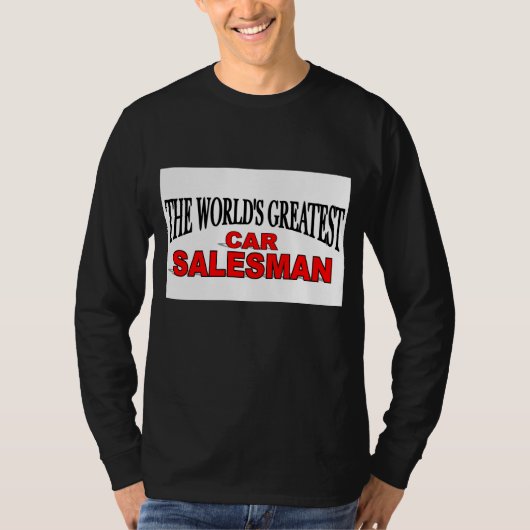 's Werelds grootste autoverkoper T-shirt (Voorkant)