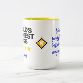 'S Werelds Grootste Baas (Naam) Kantoor Coffee Mok (Center)