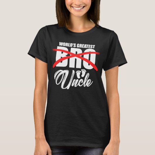 's Werelds grootste Baby van de aankondiging van z T-shirt (Voorkant)