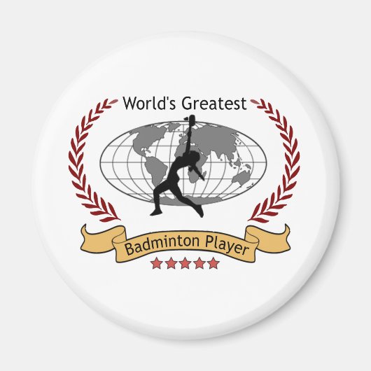 's Werelds grootste badmintonspeelster (vrouwen) Magneet (Voorkant)