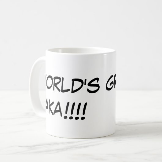 's Werelds grootste Baka-Mok Koffiemok (Voorkant links)