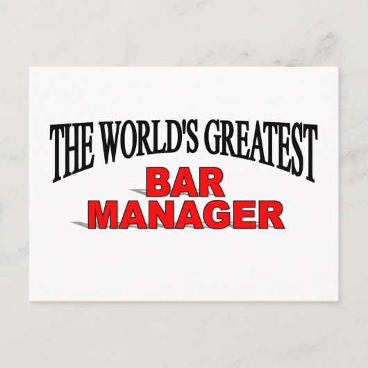 's Werelds grootste balkmanager Briefkaart (Voorkant)
