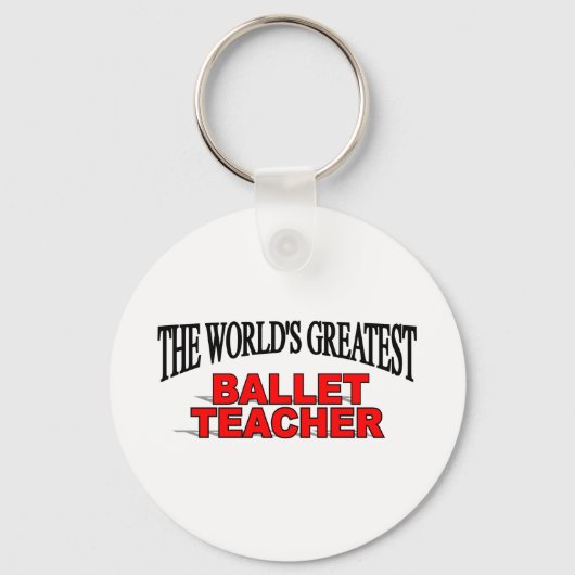 's Werelds grootste balletleraar Sleutelhanger (Voorkant)