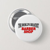 's Werelds grootste Barberwinkel Ronde Button 5,7 Cm (Voorkant /achterkant)