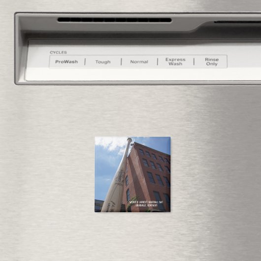 's Werelds grootste baseball bat koelkast magneet (Insitu (Vaatwasser))