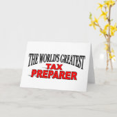 's Werelds grootste belastingpreparer Kaart (Gele Bloem)