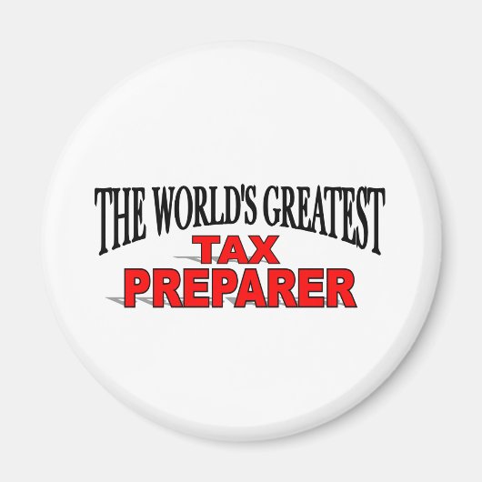 's Werelds grootste belastingpreparer Magneet (Voorkant)