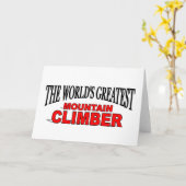 's Werelds grootste bergbeklimmer Kaart (Gele Bloem)