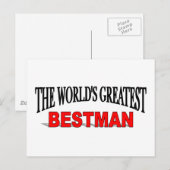 's Werelds grootste Bestman Briefkaart (Voorkant / Achterkant)