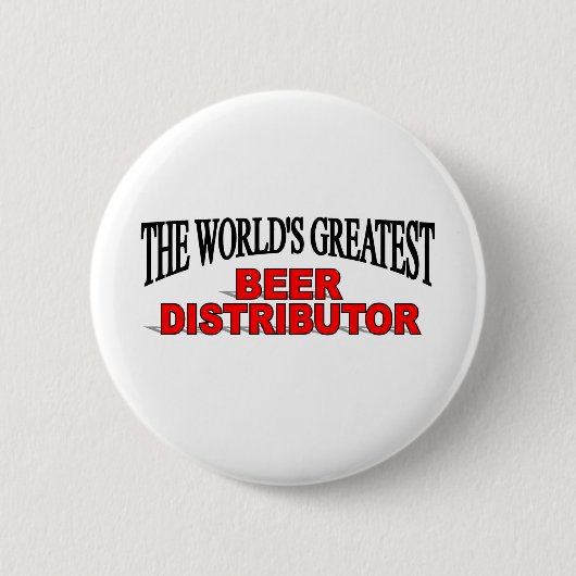 's Werelds grootste bierdistributeur Ronde Button 5,7 Cm (Voorkant)