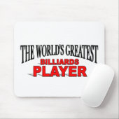 's Werelds grootste Billards Player Muismat (Met muis)