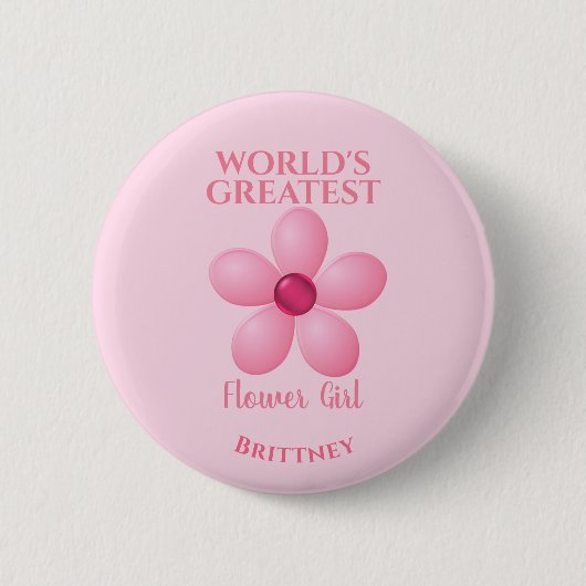 's Werelds grootste blowermeisje Ronde Button 5,7 Cm (Voorkant)