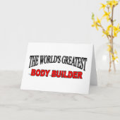 's Werelds grootste bodybuilder Kaart (Gele Bloem)