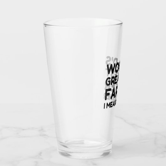 's Werelds grootste boer Glas (Rechts)