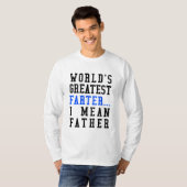 's Werelds grootste boer. Ik bedoel Vader Long.Sl. T-shirt (Voorkant volledig)