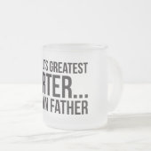 's Werelds grootste boer... Ik bedoel vader Matglas Koffiemok (Voorkant rechts)