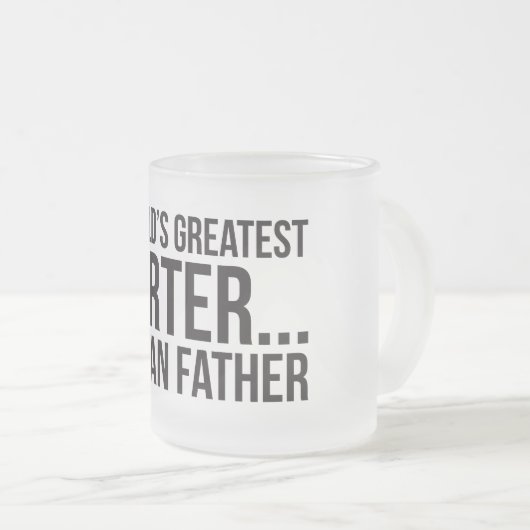 's Werelds grootste boer... Ik bedoel vader Matglas Koffiemok (Voorkant rechts)