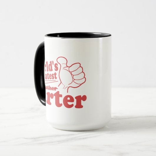 's Werelds grootste boer Mok (Voorkant links)