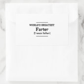 's Werelds grootste boer Rechthoekige Sticker (Tas)