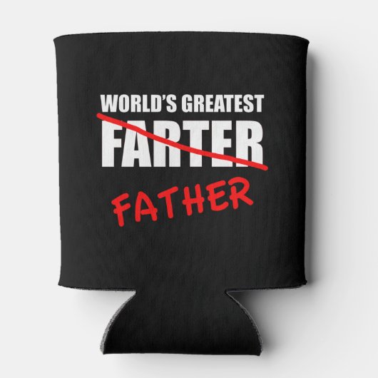 's Werelds grootste boerengrappige Vaderdag Blikjeskoeler (Achterkant)