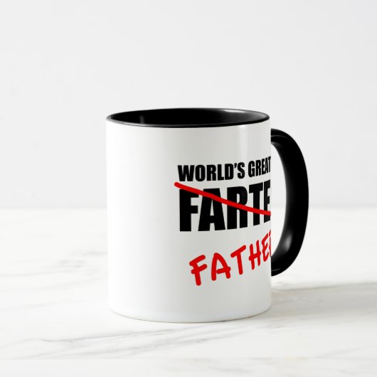 's Werelds grootste boerengrappige Vaderdag Mok (Voorkant rechts)