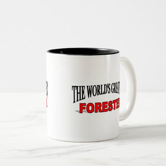 's Werelds grootste bos Tweekleurige Koffiemok (Voorkant rechts)