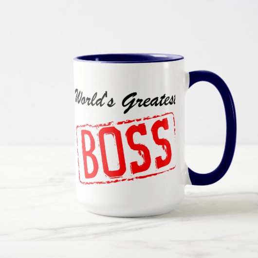 's Werelds Grootste Boss koffie mok (Rechts)