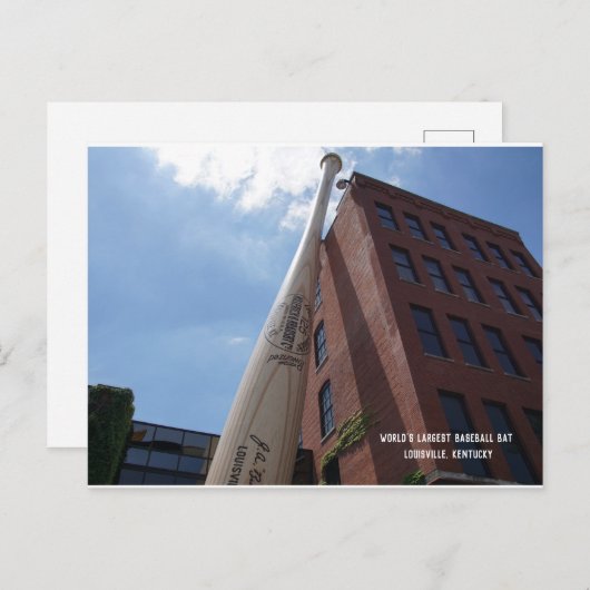 's Werelds grootste Briefkaart van honkbalbont (Voorkant / Achterkant)