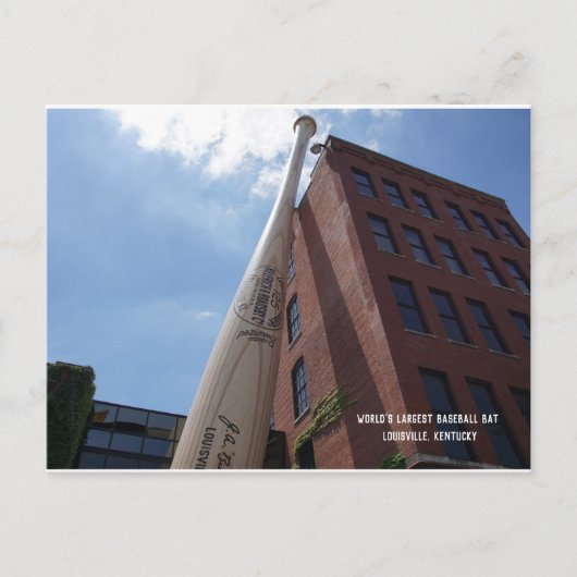 's Werelds grootste Briefkaart van honkbalbont (Voorkant)