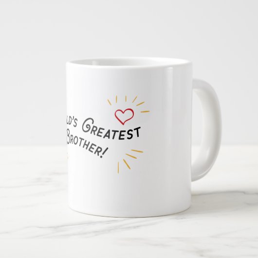 's Werelds grootste broer. Grote Koffiekop (Voorkant rechts)