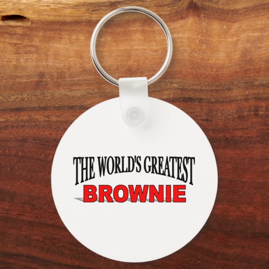 's Werelds grootste Brownie Sleutelhanger (Voorkant)