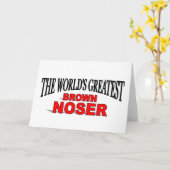 's Werelds grootste bruine schrijver Kaart (Gele Bloem)