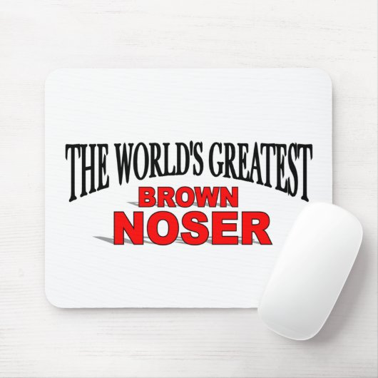 's Werelds grootste bruine schrijver Muismat (Met muis)