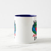 's Werelds grootste buelohars Tweekleurige Koffiemok (Center)